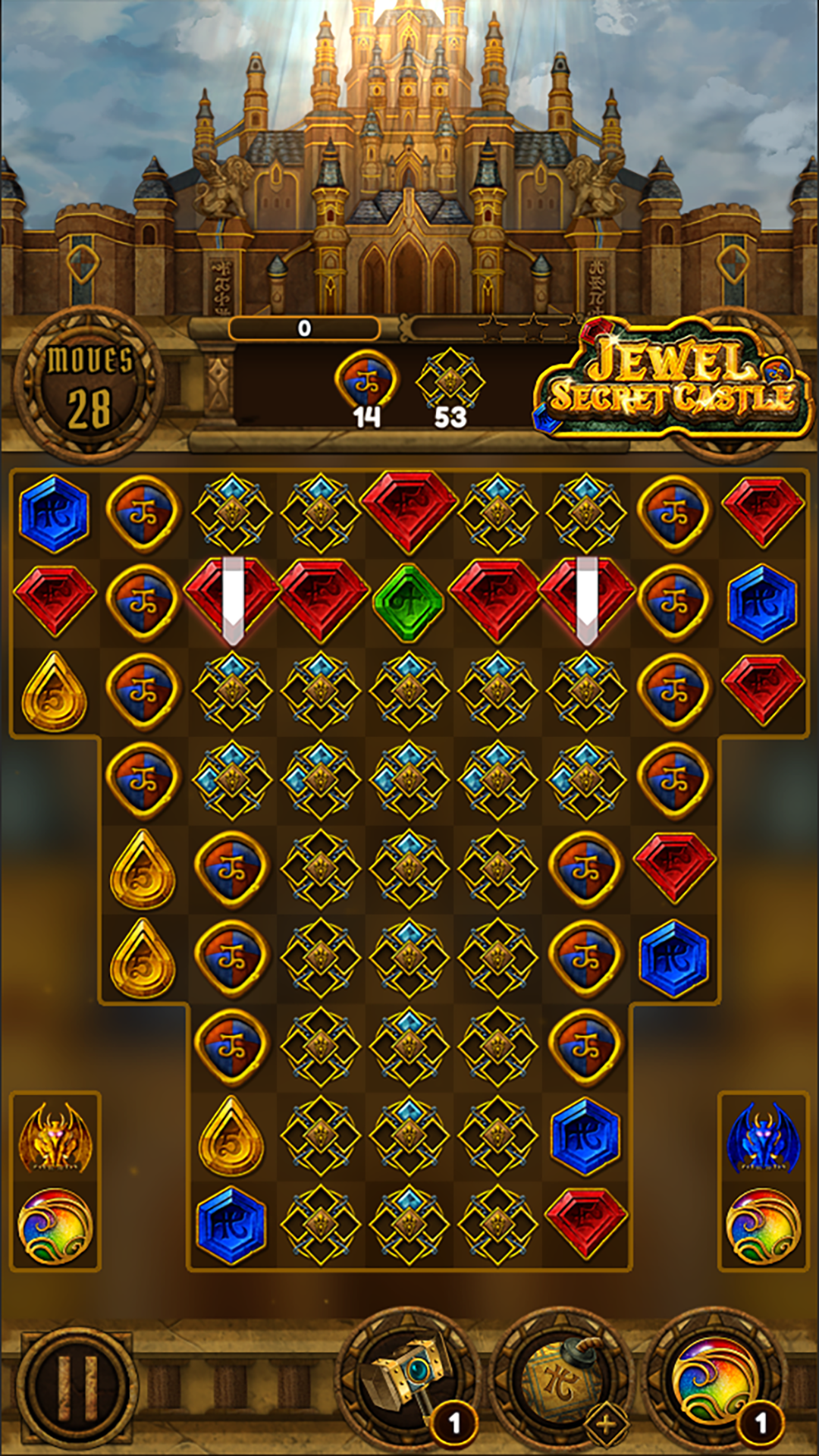 Jewel Secret Castle: Match 3 mod apk screenshot 2