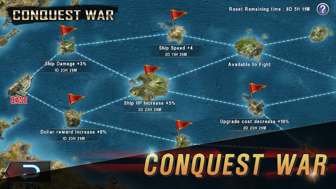 WARSHIP BATTLE:3D World War II mod apk screenshot 4