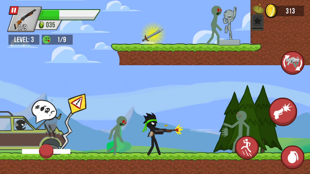 Stick vs Zombies mod apk screenshot 1