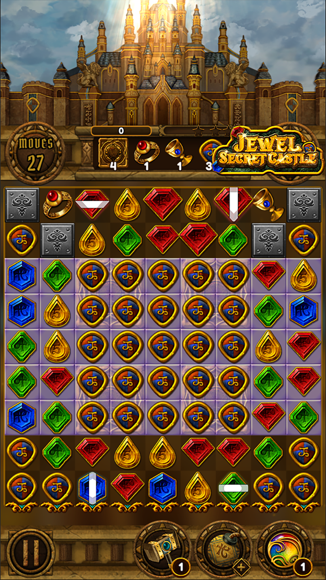Jewel Secret Castle: Match 3 mod apk screenshot 3