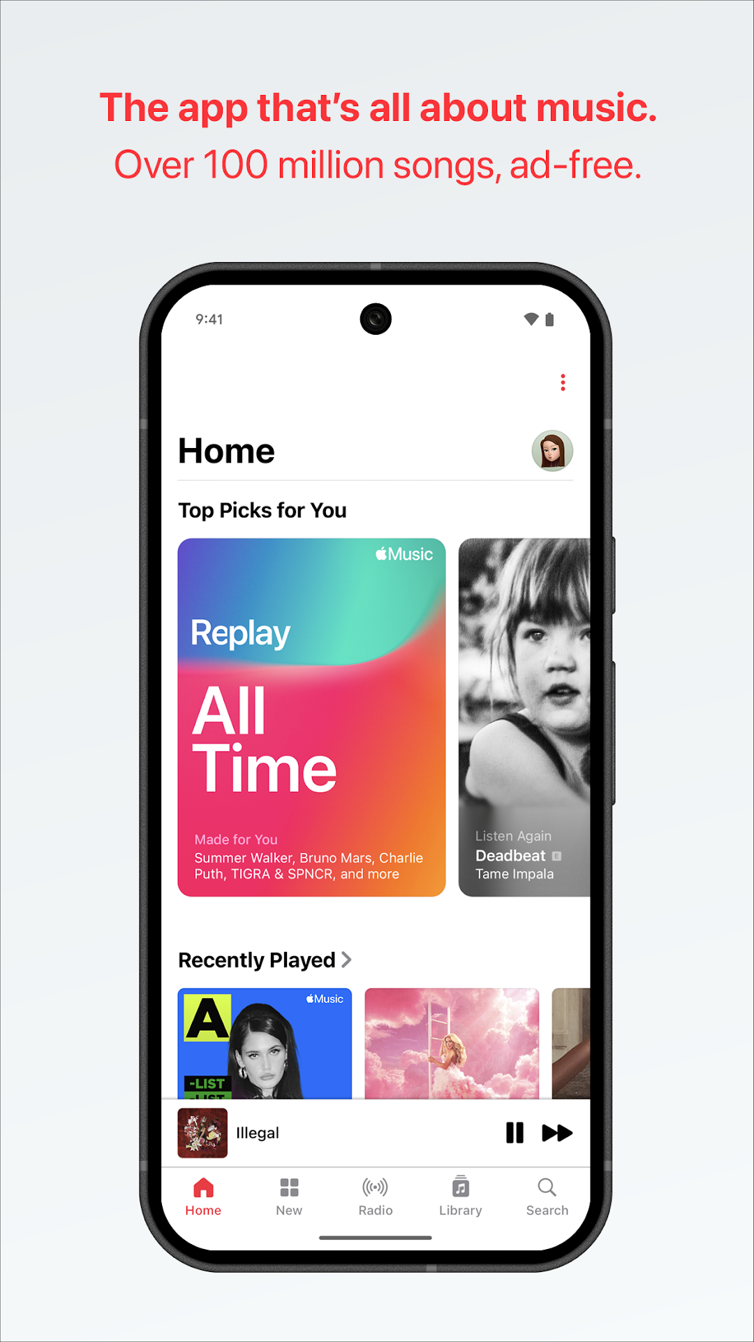 Apple Music mod apk screenshot 1