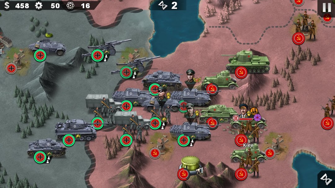 World Conqueror 4-WW2 Strategy mod apk screenshot 1