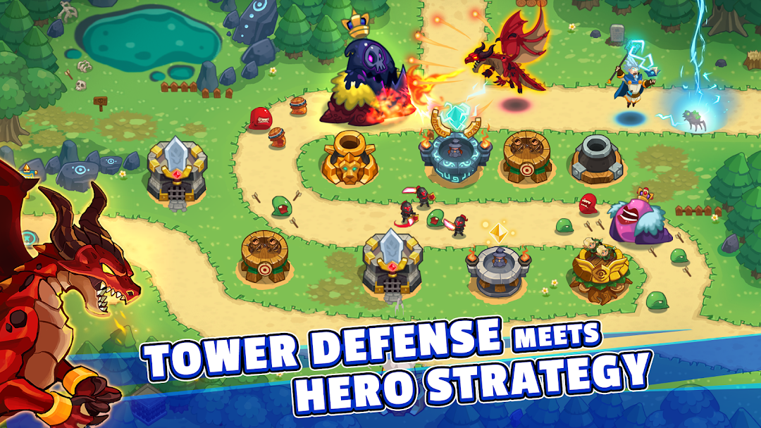 Realm Defense: Hero Legends TD mod apk screenshot 1