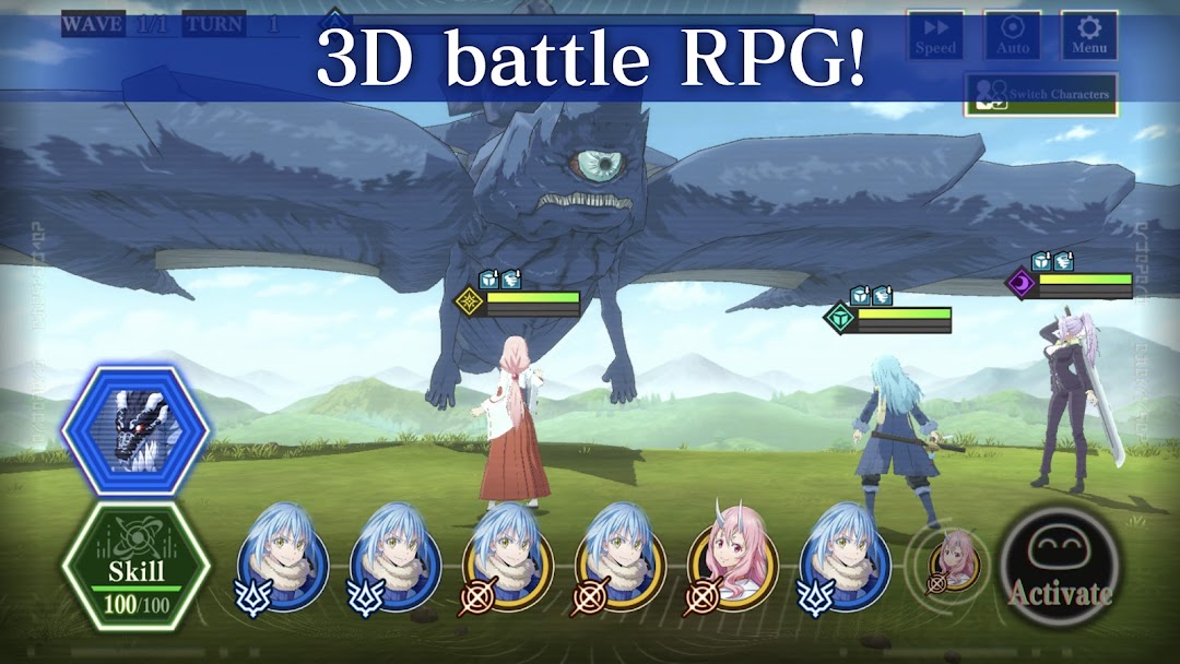 SLIME-ISEKAI Memories：TenSura mod apk screenshot 2