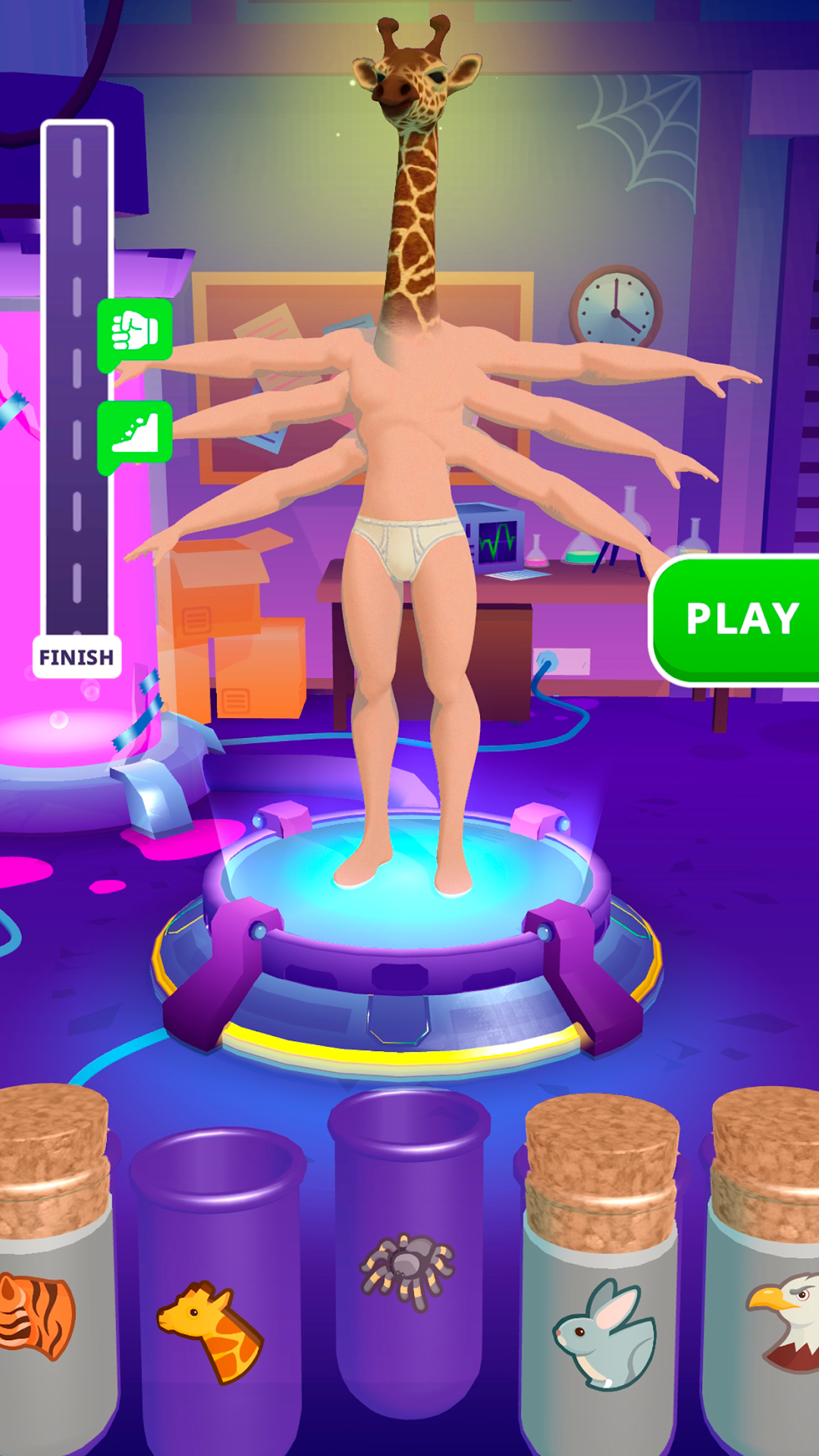 Merge Animals 3D - Mutant race mod apk screenshot 1