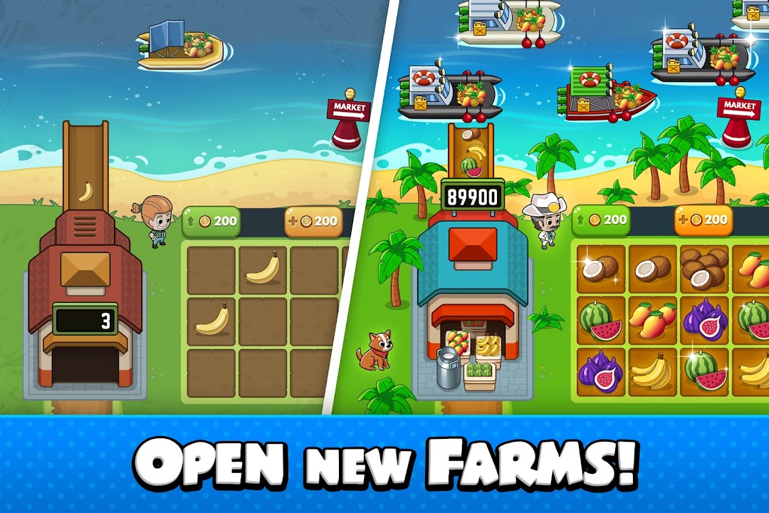 Idle Farm Tycoon - Merge Crops mod apk screenshot 4