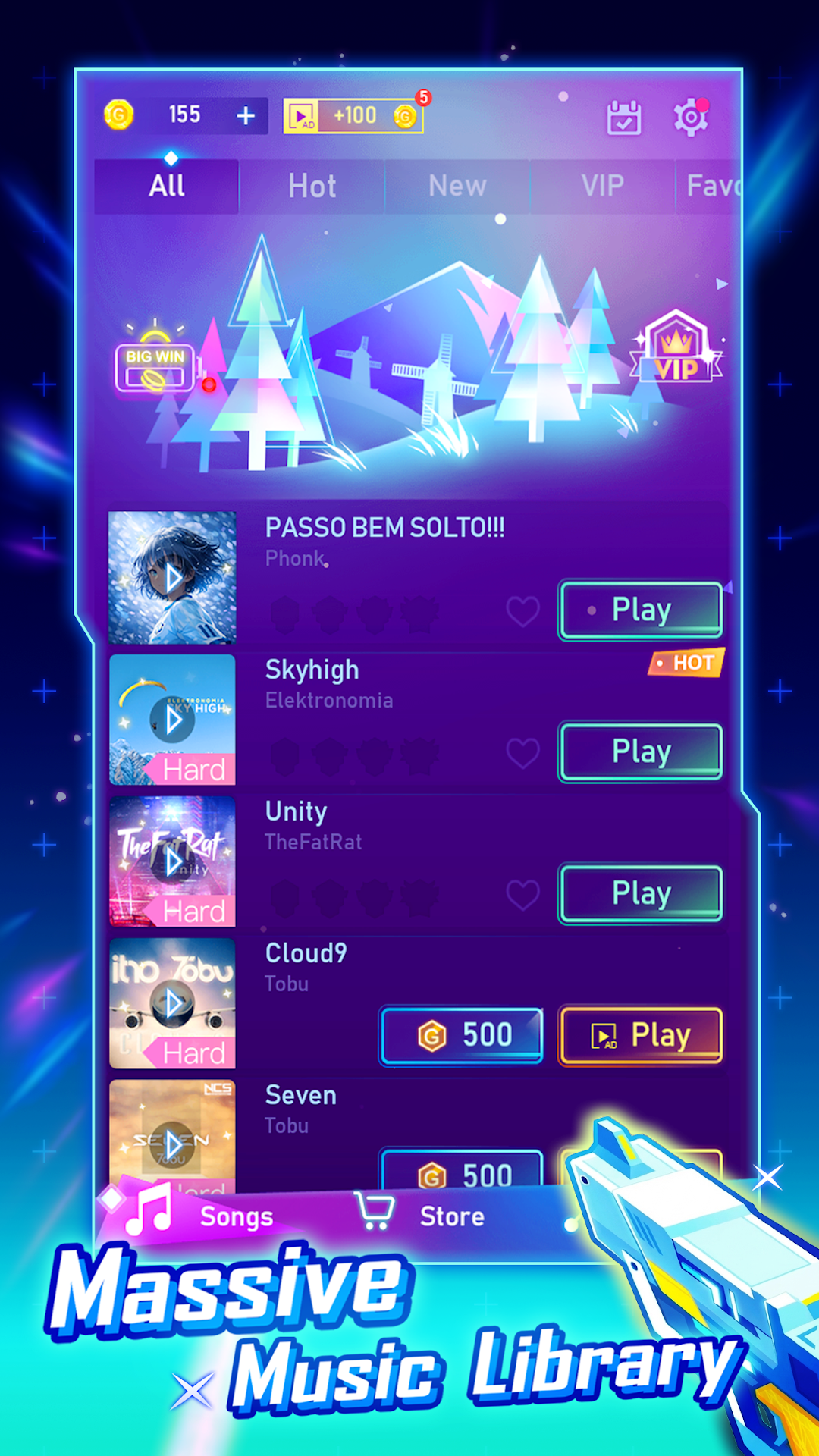 Beat Fire - Edm Gun Music Game mod apk screenshot 1