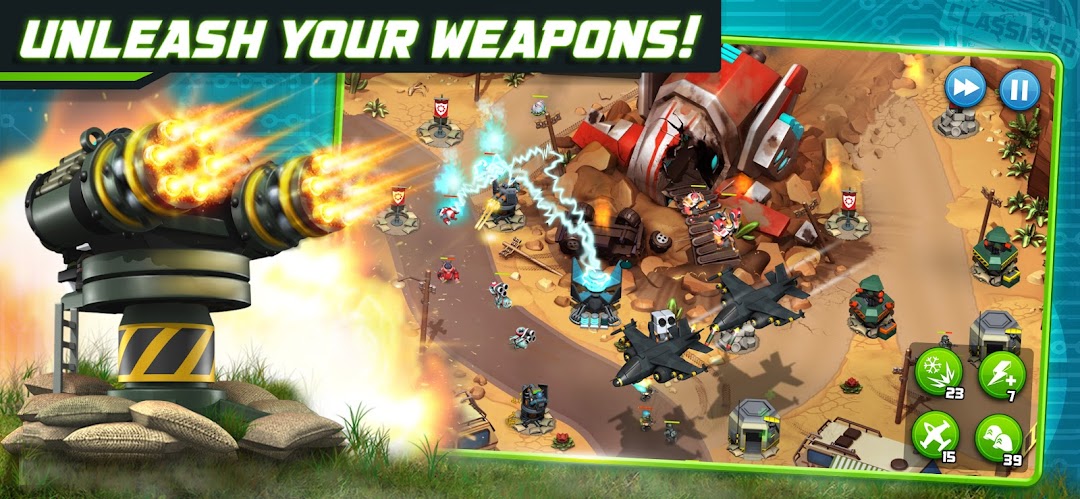 Alien Creeps TD mod apk screenshot 1