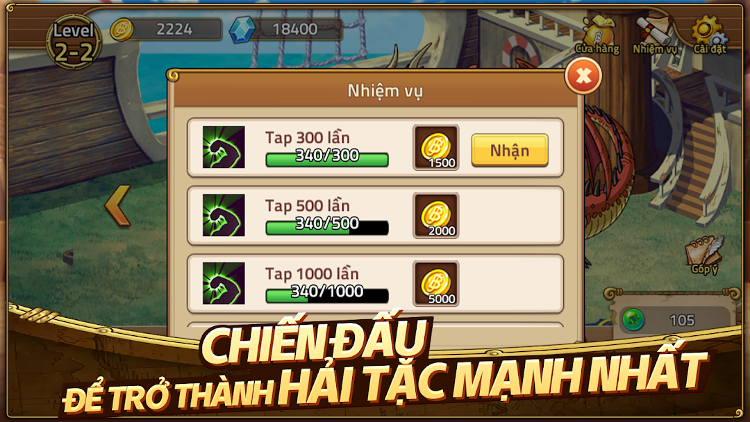 Huyền Thoại Hải Tặc mod apk screenshot 3