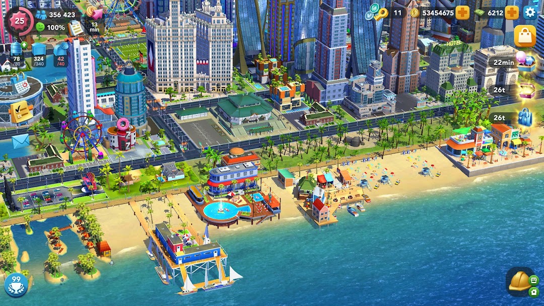 SimCity BuildIt mod apk screenshot 1