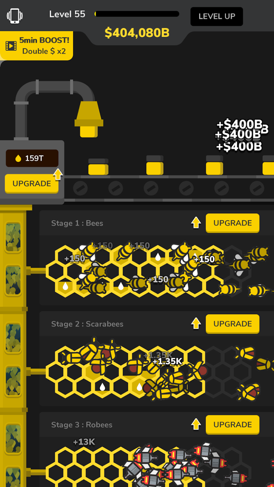 Idle Bee Factory Tycoon mod apk screenshot 3
