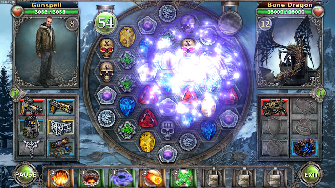 Gunspell - Match 3 Puzzle RPG mod apk screenshot 3