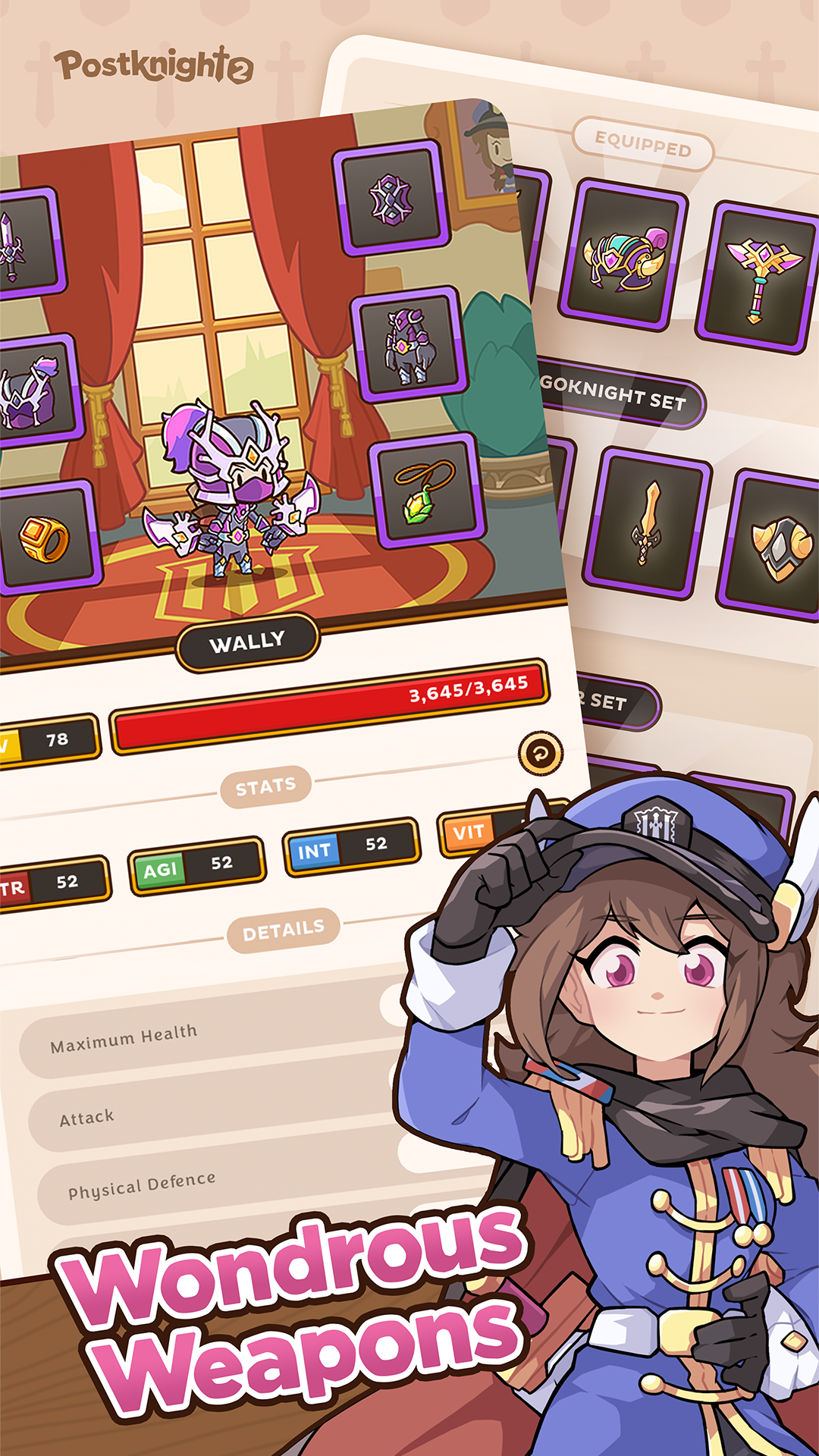 Postknight 2 mod apk screenshot 2