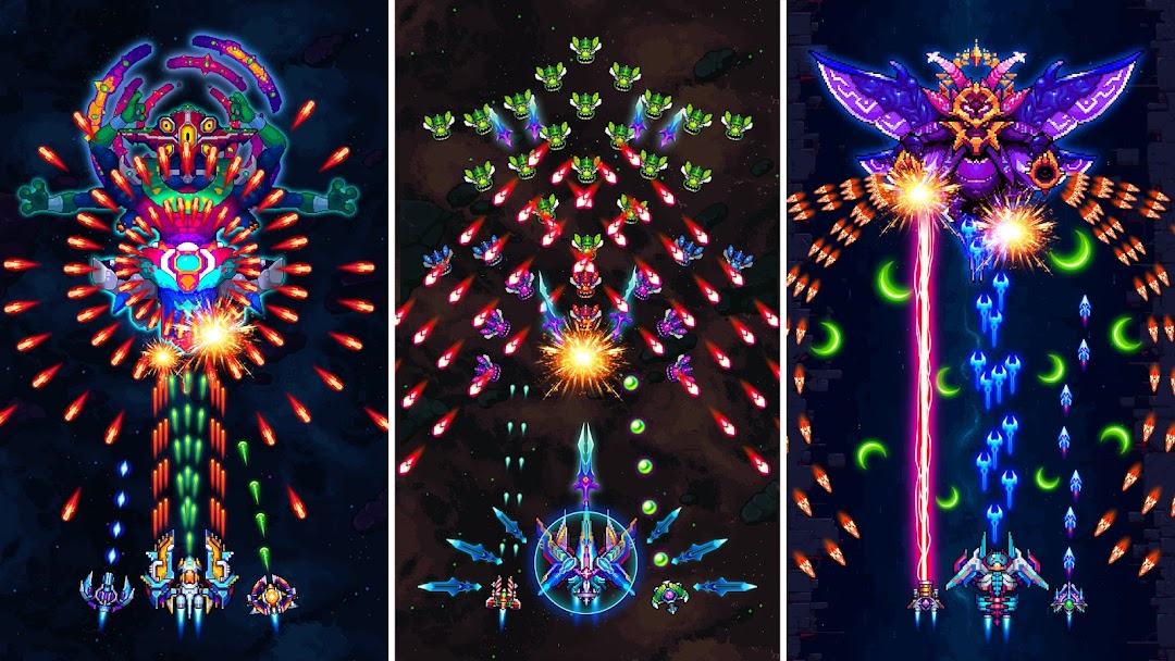 Galaxiga: Galaxy Arcade Game mod apk screenshot 5