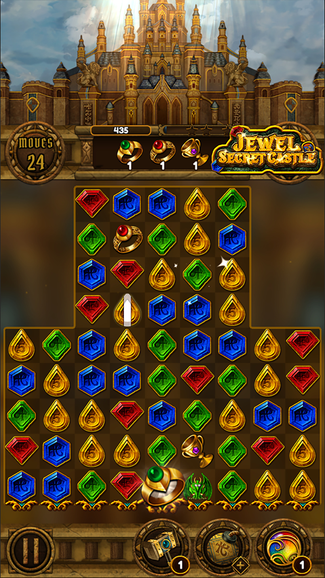 Jewel Secret Castle: Match 3 mod apk screenshot 4
