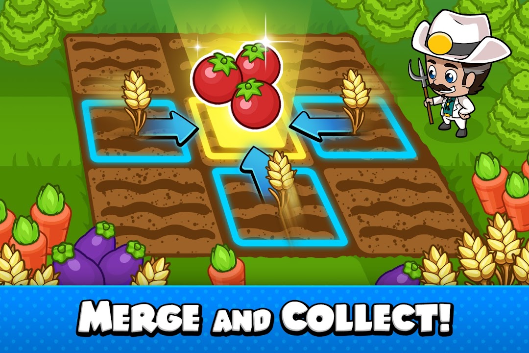 Idle Farm Tycoon - Merge Crops mod apk screenshot 1