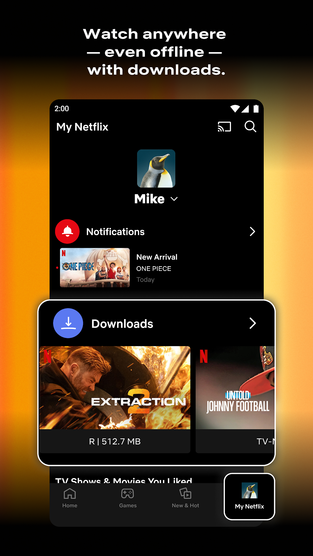 Netflix mod apk screenshot 2