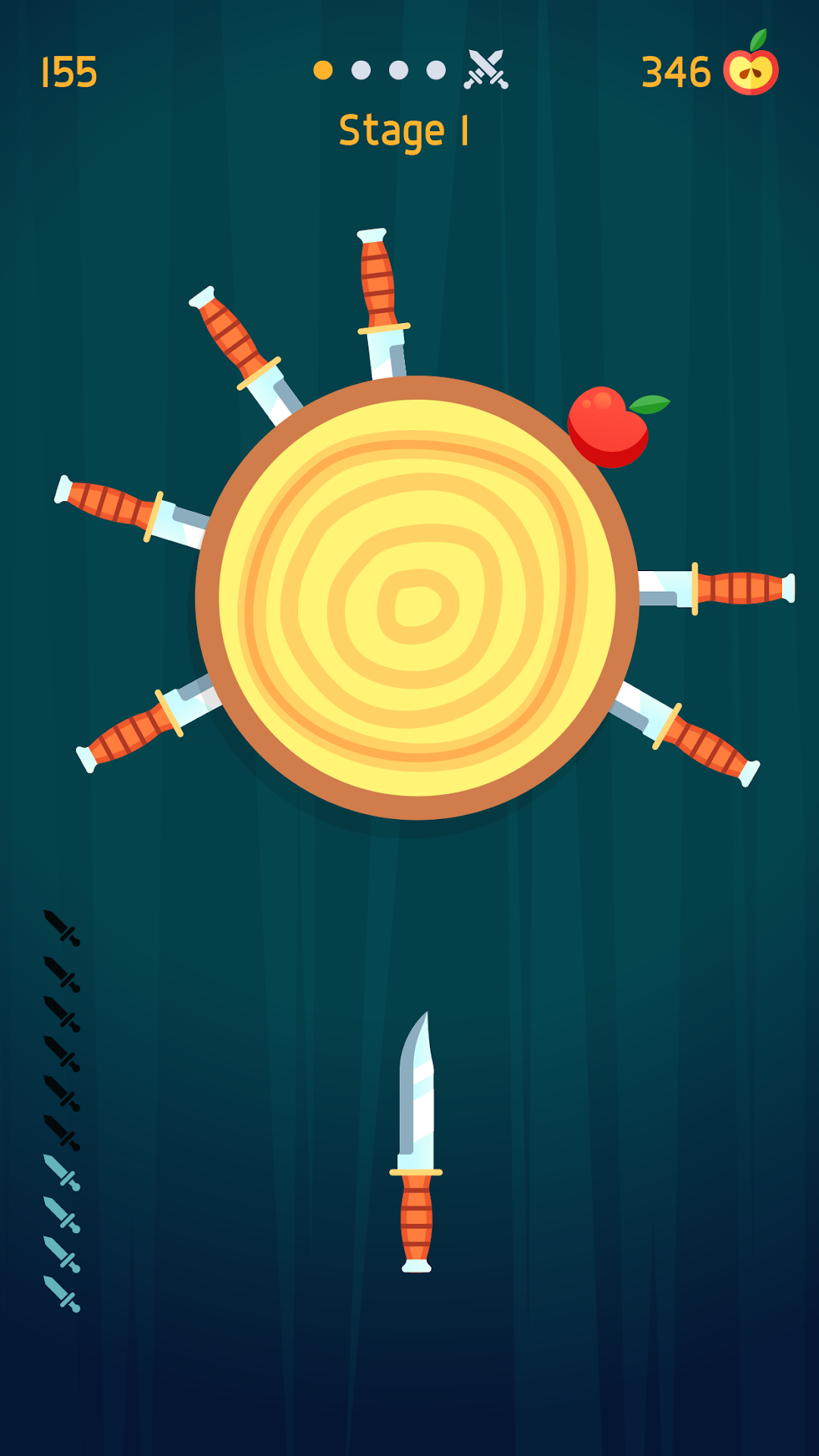 Knife Hit mod apk screenshot 1
