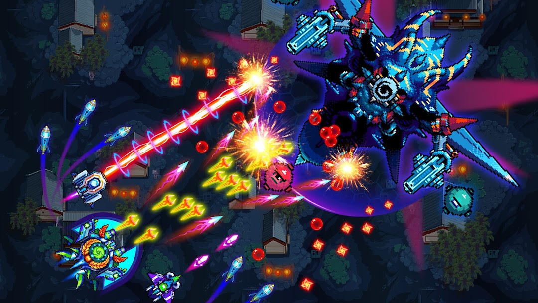 Galaxiga: Galaxy Arcade Game mod apk screenshot 4