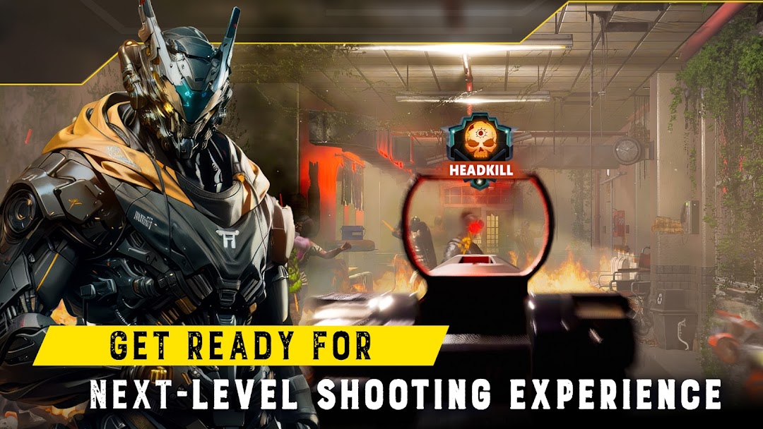 Zombie Hunter: Offline Games mod apk screenshot 1
