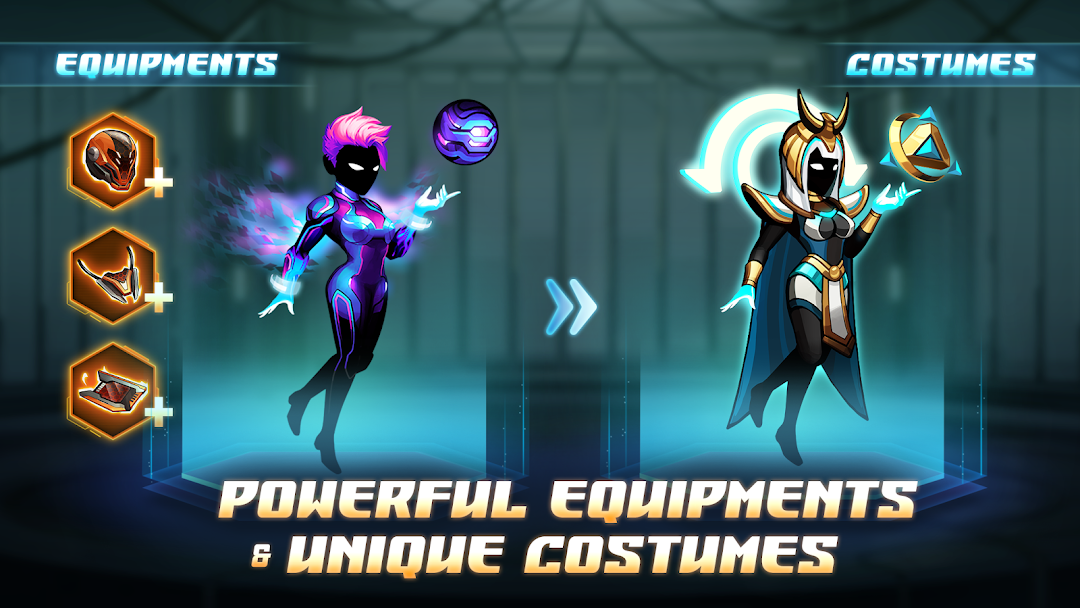 Cyber Fighter: Offline Fantasy mod apk screenshot 2