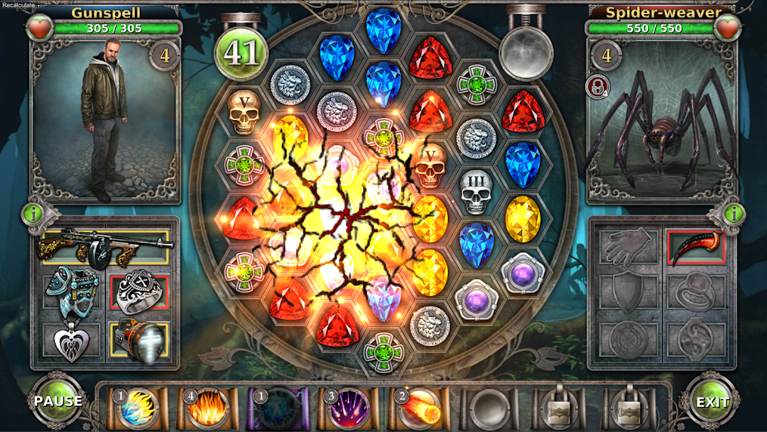 Gunspell - Match 3 Puzzle RPG mod apk screenshot 5