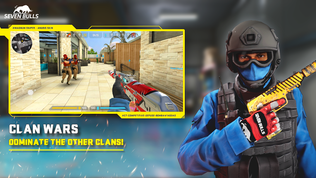 Counter Attack Multiplayer FPS mod apk screenshot 4