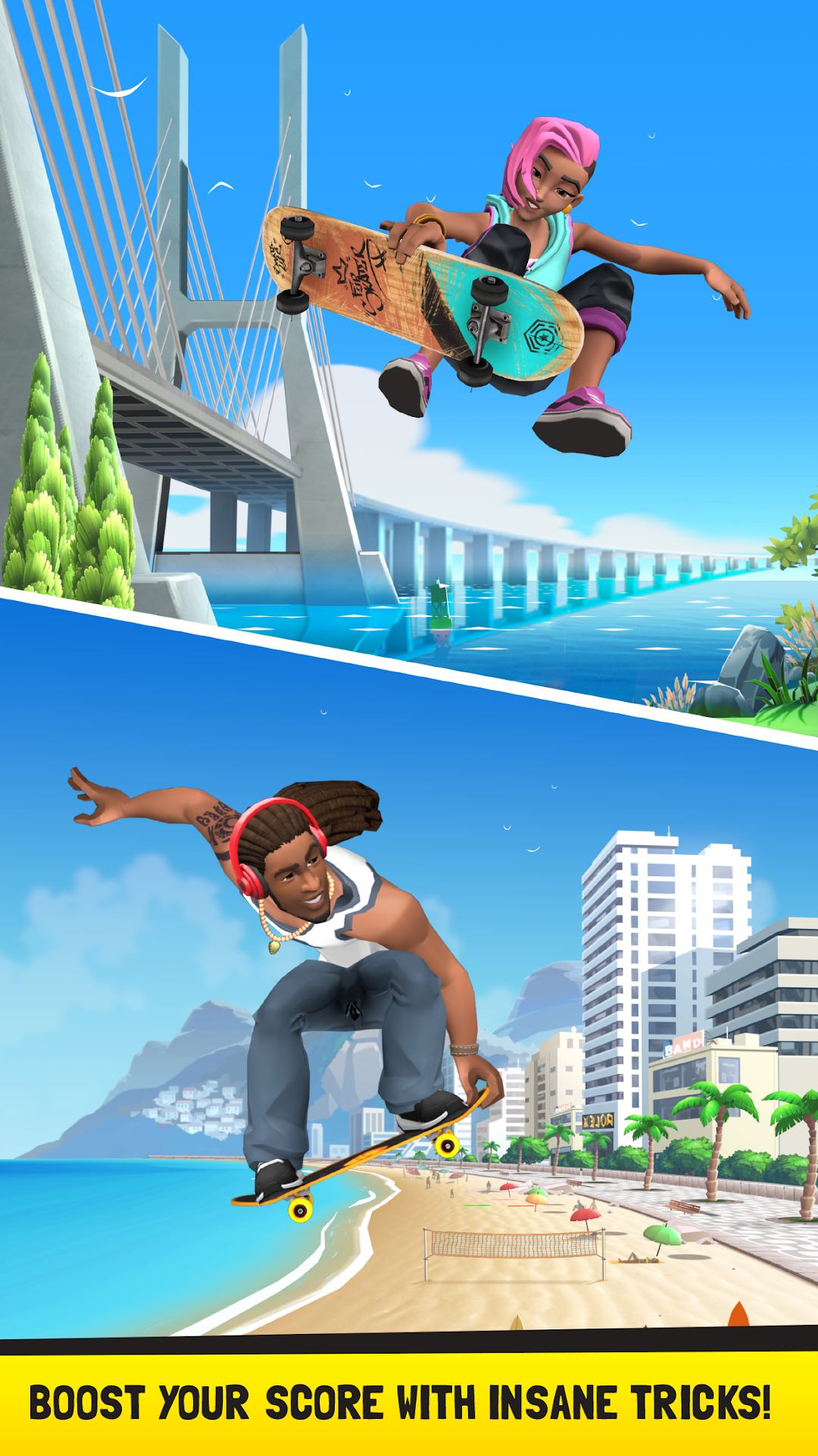 Flip Skater mod apk screenshot 4