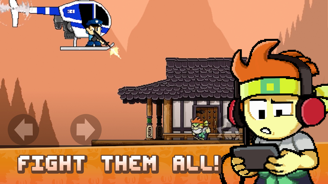 Dan the Man: Action Platformer mod apk screenshot 1