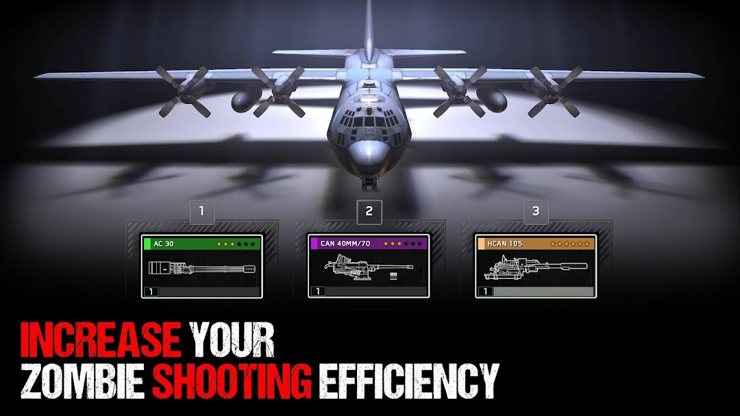 Zombie Gunship Survival: AC130 mod apk screenshot 1
