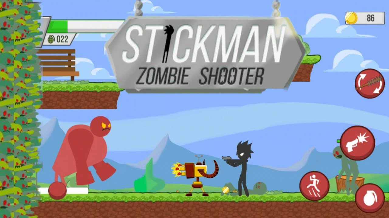 Download Stickman Zombie Shooter Mod